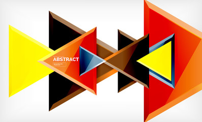 Tech futuristic geometric 3d shapes, minimal abstract background