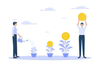 Business concept for growth.vector illustration.