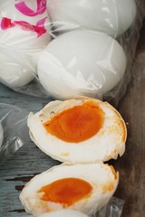 Salted egg is delicious at street food