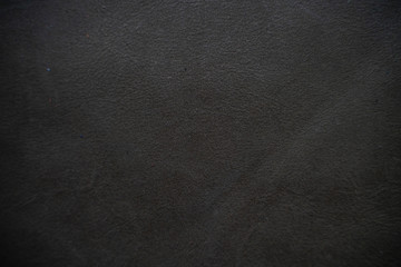 Black genuine cowhide texture