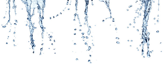 Fototapeta premium water splash drop blue liquid bubble