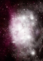 Obraz premium galaxy in a free space