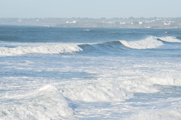 Waves on the beach, océan atlantique