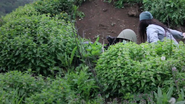 Cold War - Soldier aims target rocket launcher