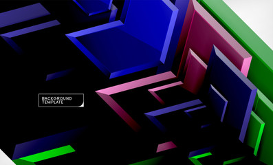 Abstract glossy techno arrows background