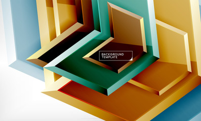 Techno arrow background, template design