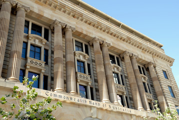 Front of Commonwealth Bank of Australia, Perth © robepco