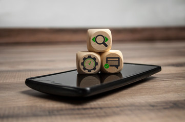     Würfel mit SEO Search Engine Optimization Onlinebusiness Onlinemarketing 