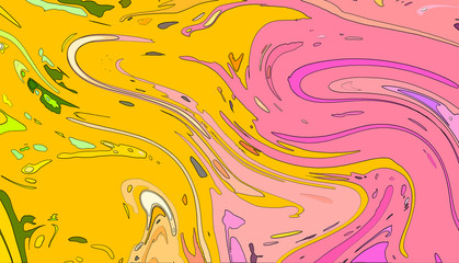 Abstract marble poster style shapes background