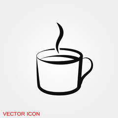 Tea icon vector sign symbol for design