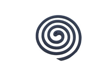 Roll mosquito repellents on white background