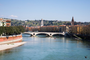 Verona, Italy. House of Romeu and Juliet. San Peitro Castle