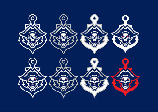 "Dead Pirate" mascot logo. EPS 10	