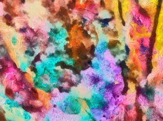 Abstract grunge texture background. Stock abstraction art on canvas. Realistic beauty digital painting. Amazing simple design pattern for backdrop. Macro template in oil. Splashes of paint.