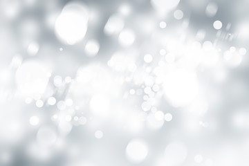 white blur abstract background. bokeh christmas blurred beautiful shiny Christmas lights