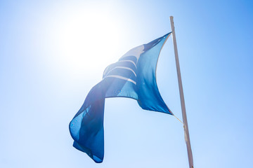 Blue flag beach of Crete