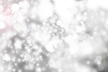 white blur abstract background. bokeh christmas blurred beautiful shiny Christmas lights