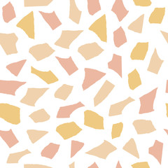Abstract seamless pattern of colorful pieces of paper. Modern abstract design for paper, cover, fabric, interior decor and other users.