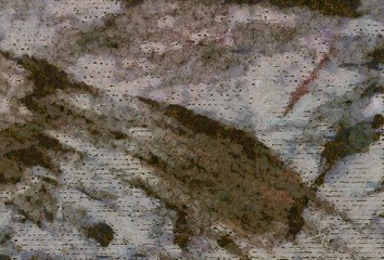 Detailed close-up grunge clouds abstract background. Dry brush strokes hand drawn oil painting on canvas texture. Creative simple pattern for graphic work, web design or wallpaper. Chaotic splashes.