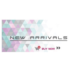  illustration consisting of an advertising banner in the form of new products