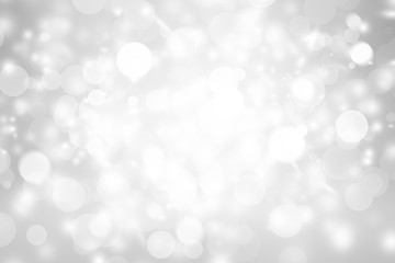 white blur abstract background. bokeh christmas blurred beautiful shiny Christmas lights