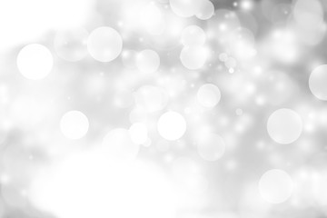 Obraz premium white blur abstract background. bokeh christmas blurred beautiful shiny Christmas lights