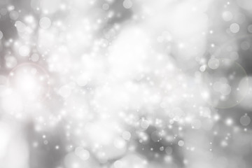 white blur abstract background. bokeh christmas blurred beautiful shiny Christmas lights