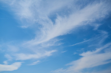 Fototapeta premium Blue sky and white clouds