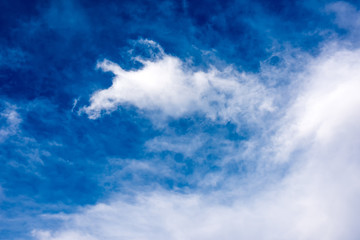 Blue cloudy sky background