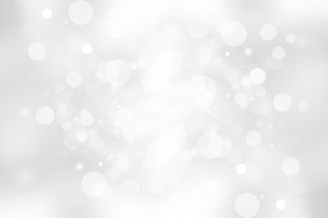 white blur abstract background. Bokeh Christmas blurred beautiful shiny Christmas lights