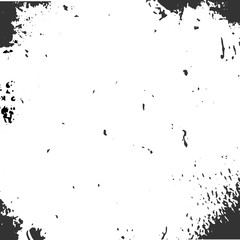 Grunge Black and White Distress Texture Background