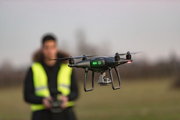 Certified drone operator, UAV flying