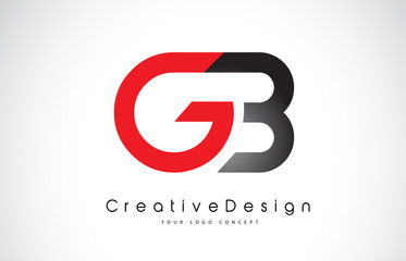 GB G B Letter Logo Design. Creative Icon Modern Letters Vector Logo.