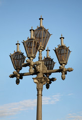 Fototapeta na wymiar Old lantern in Tallinn. Estonia