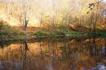 Obraz premium autumn lake