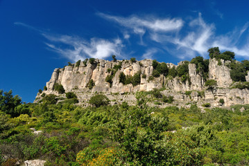 Fototapeta na wymiar Veduta del Monte Corongiu di Jerzu