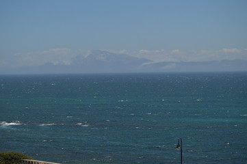 Views Of Africa From Lookout Of Africa In Tarifa. Nature, Architecture, History, Street...