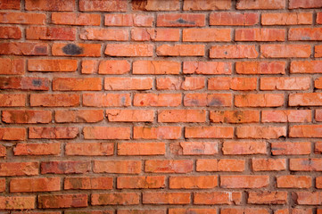 red brick wall