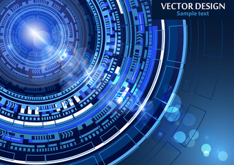 Bright abstract technology background. High tech communication concept innovation background.