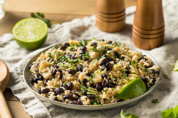 Homemade Mexican Black Beans and Rice