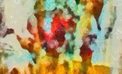 Scratches grunge high quality texture background. Oil painting. Backdrop pattern.