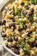 Homemade Mexican Black Beans and Rice