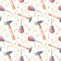 watercolor pattern with tools 1