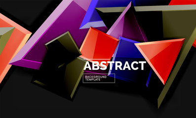 Shiny style geometric background