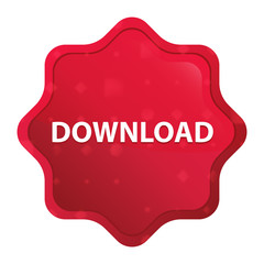 Download misty rose red starburst sticker button