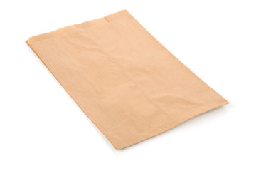  Folded kraft paper bag