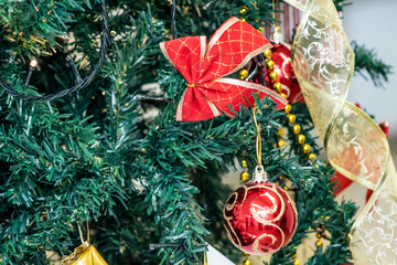 Detail of Christmas tree in Brazil