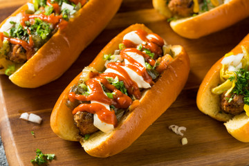 Homemade Gourmet Vegan Sausages