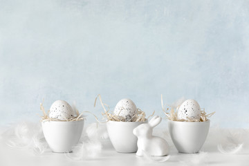 Easter decorative composition, front view