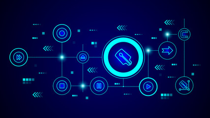 Obraz premium ink pen pen icon. From web set